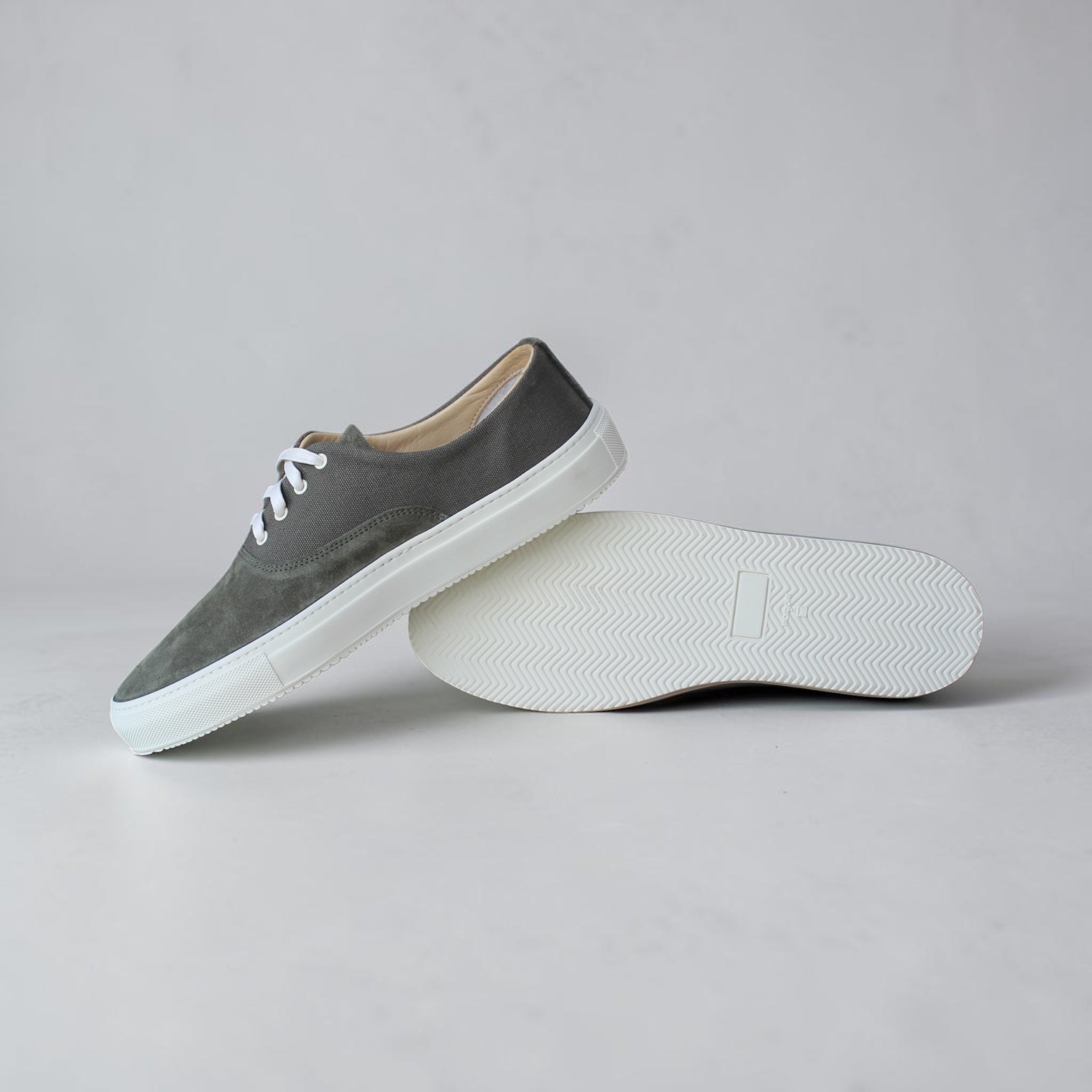 Men’s CV in Olive (Canvas + Suede)