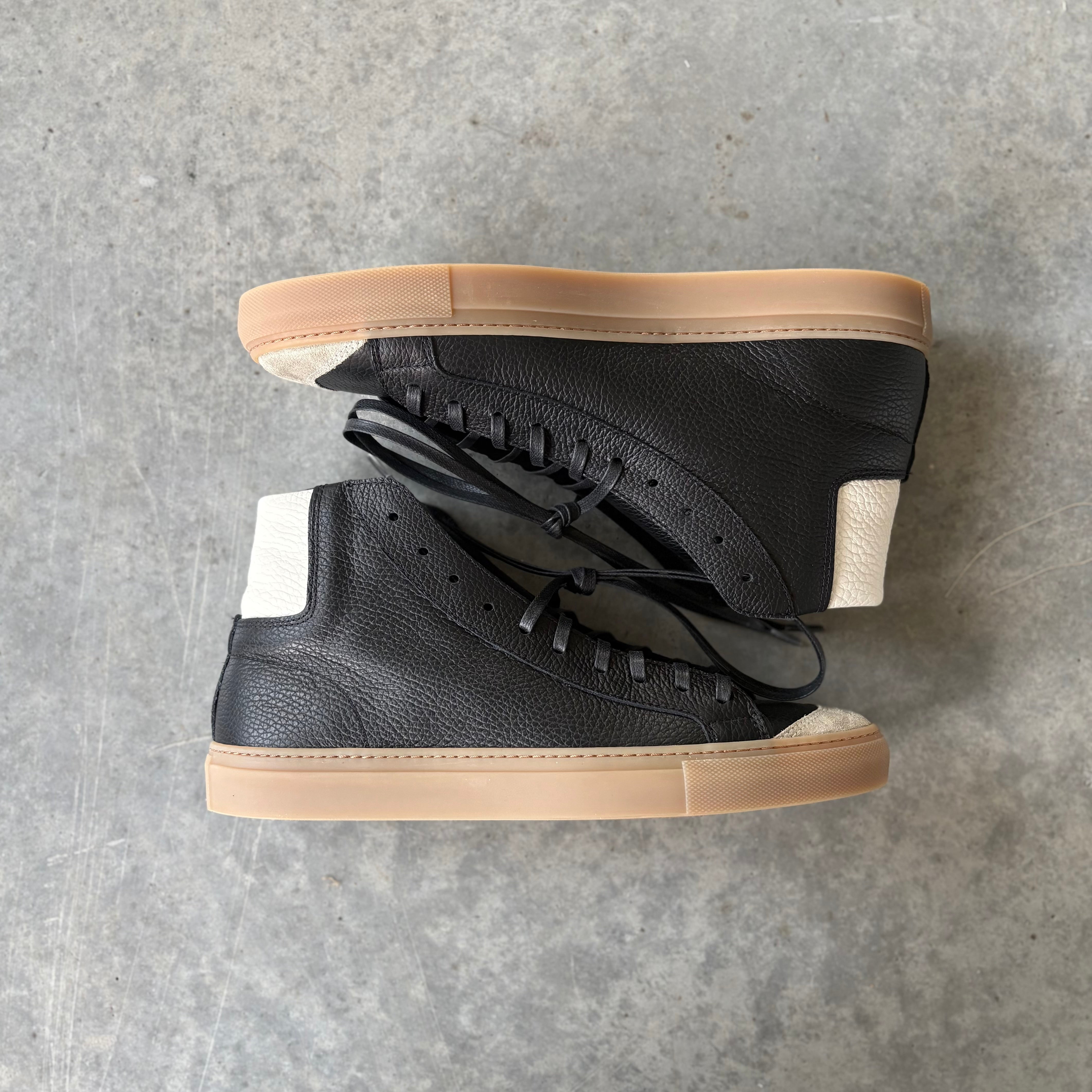 Preorder Women’s James Court Sneaker | Hi | Black and Gum