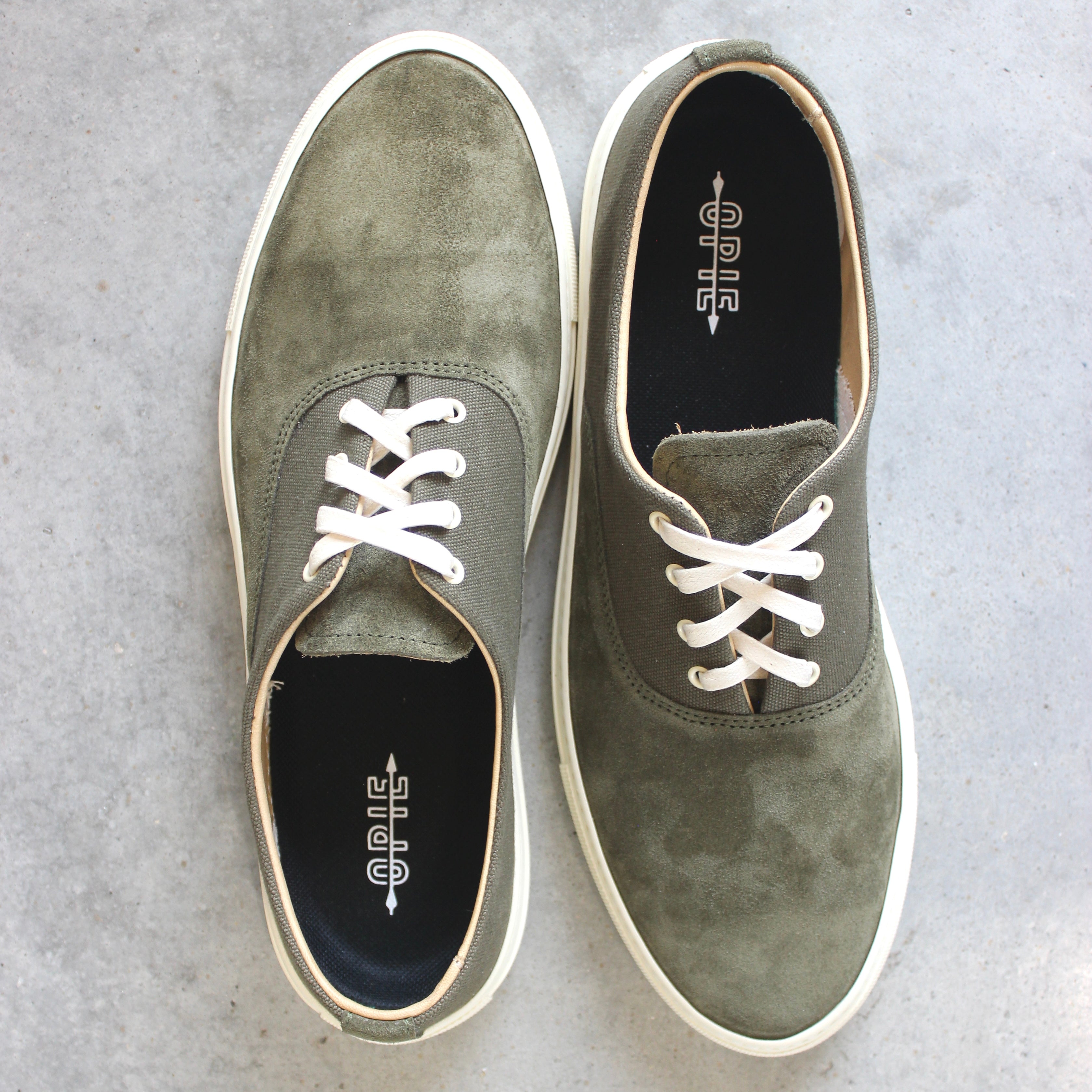 Men’s CV in Olive (Canvas + Suede)