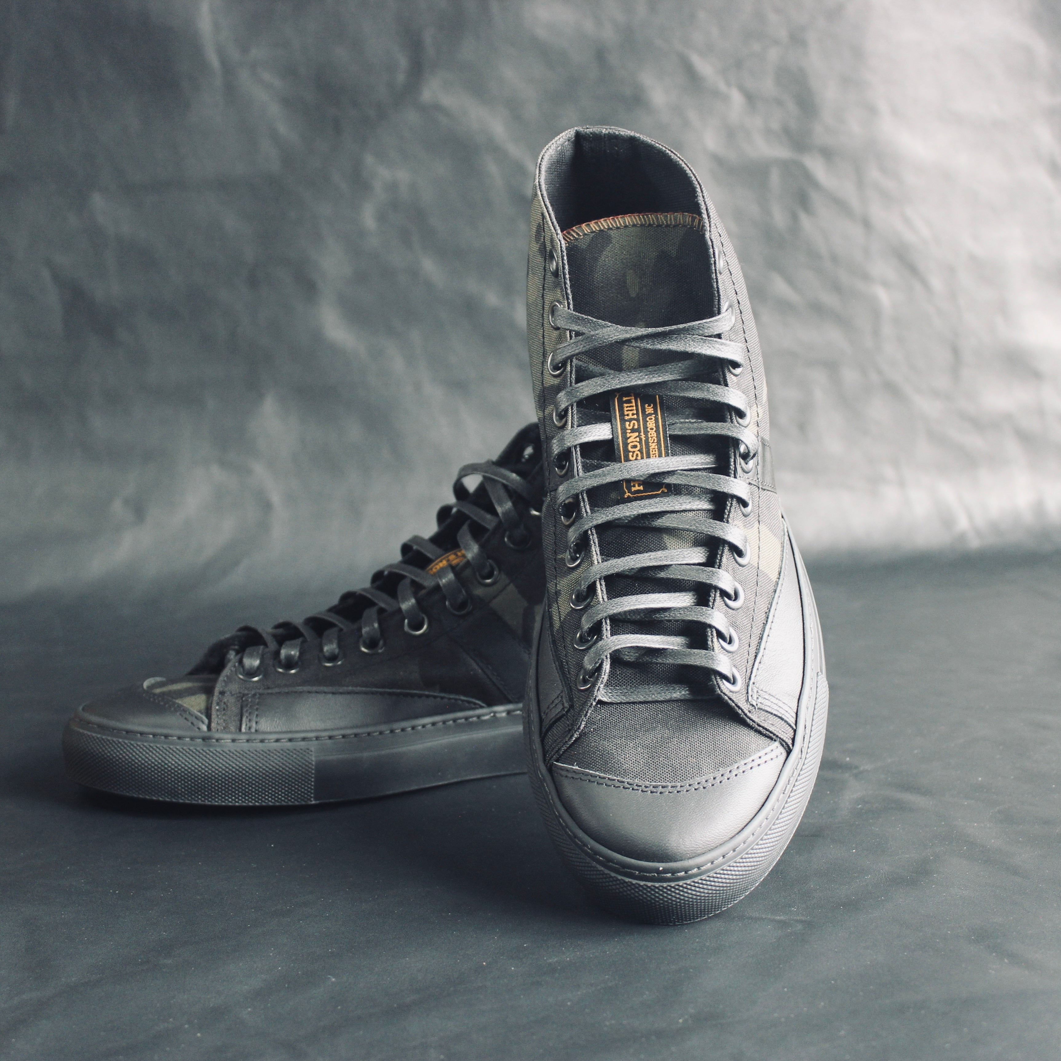 Men’s Canvas Hi | Black Multicam Cordura