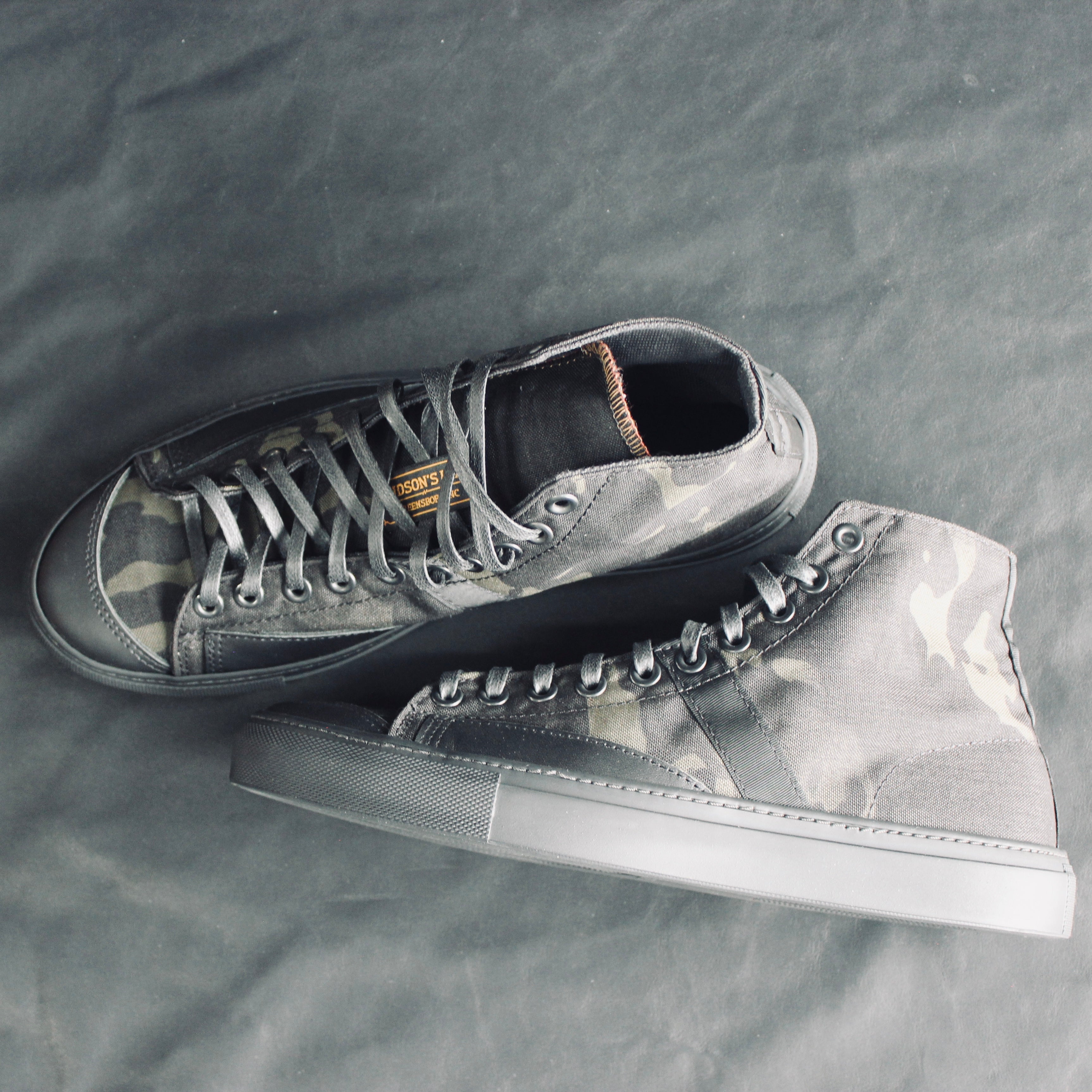 Men’s Canvas Hi | Black Multicam Cordura