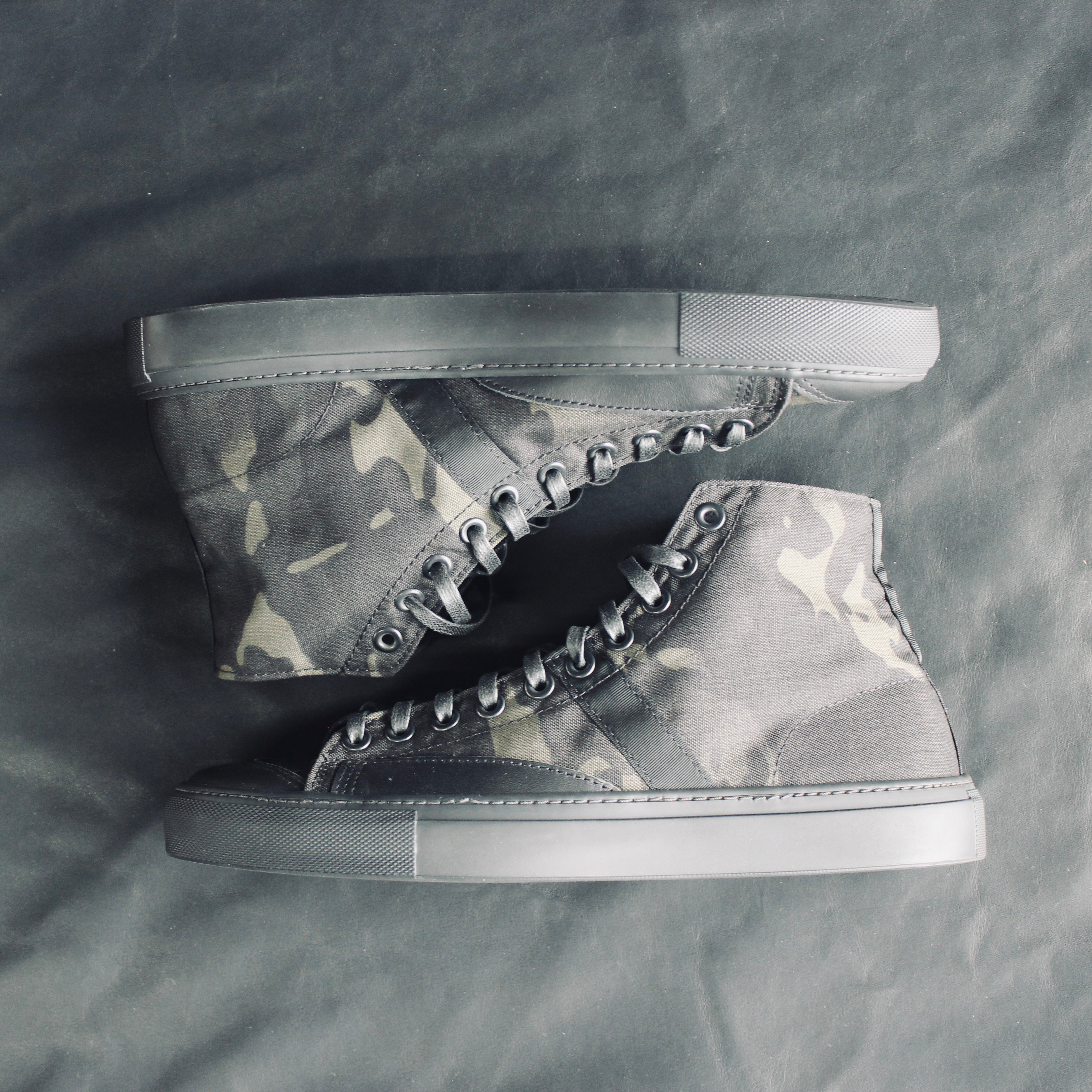 Men’s Canvas Hi | Black Multicam Cordura