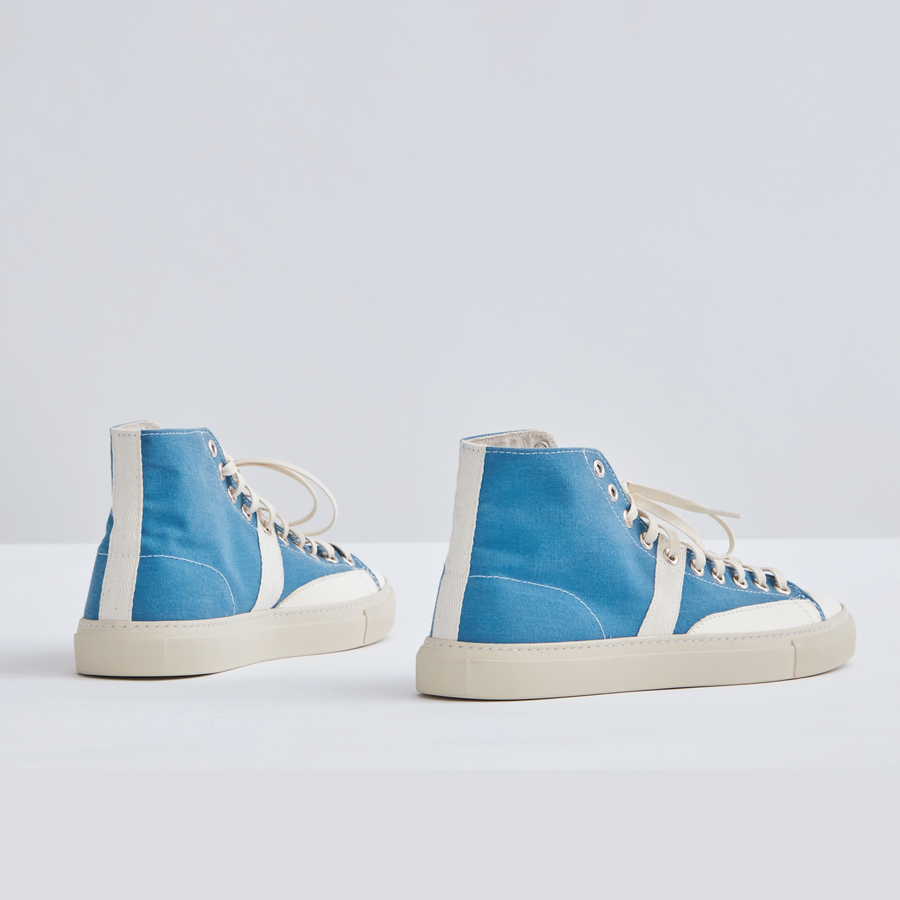 Pre-order Men's Canvas Hi | Blue Waterproof