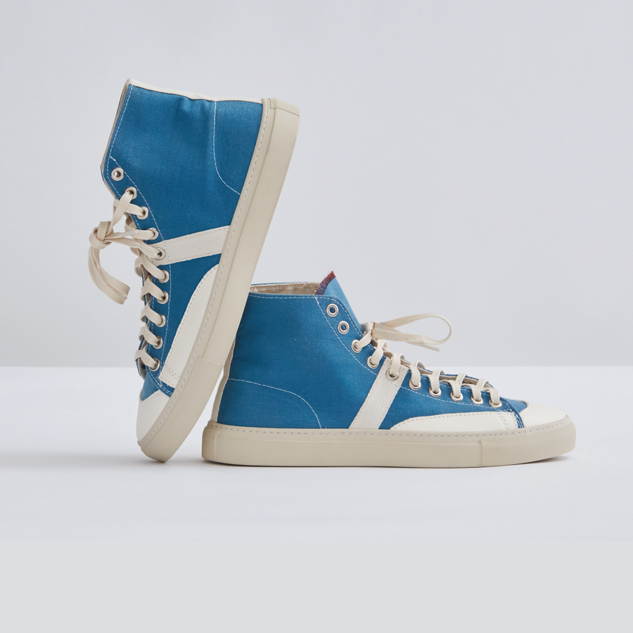 Pre-order Men's Canvas Hi | Blue Waterproof