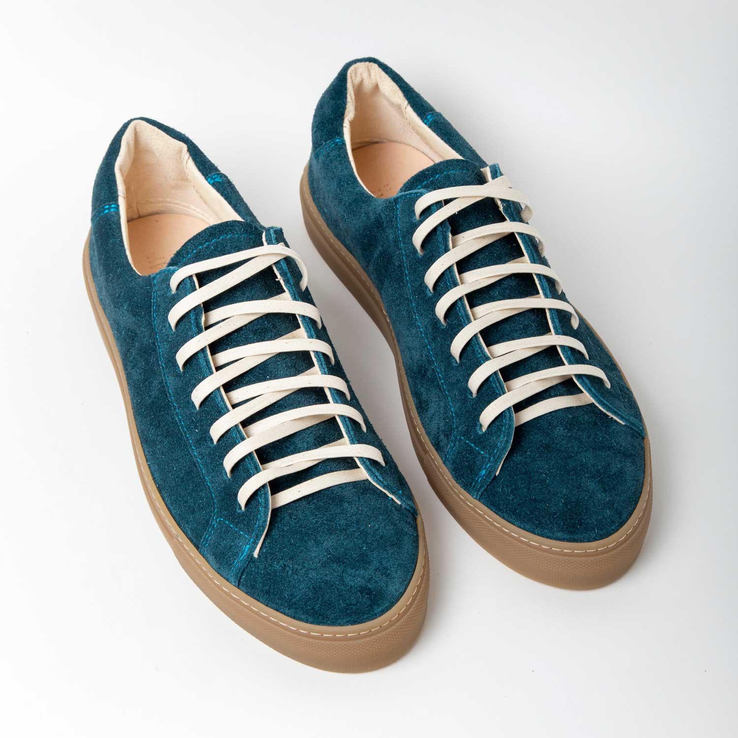 Women's James Court Sneaker | Lo | Blue & Gum