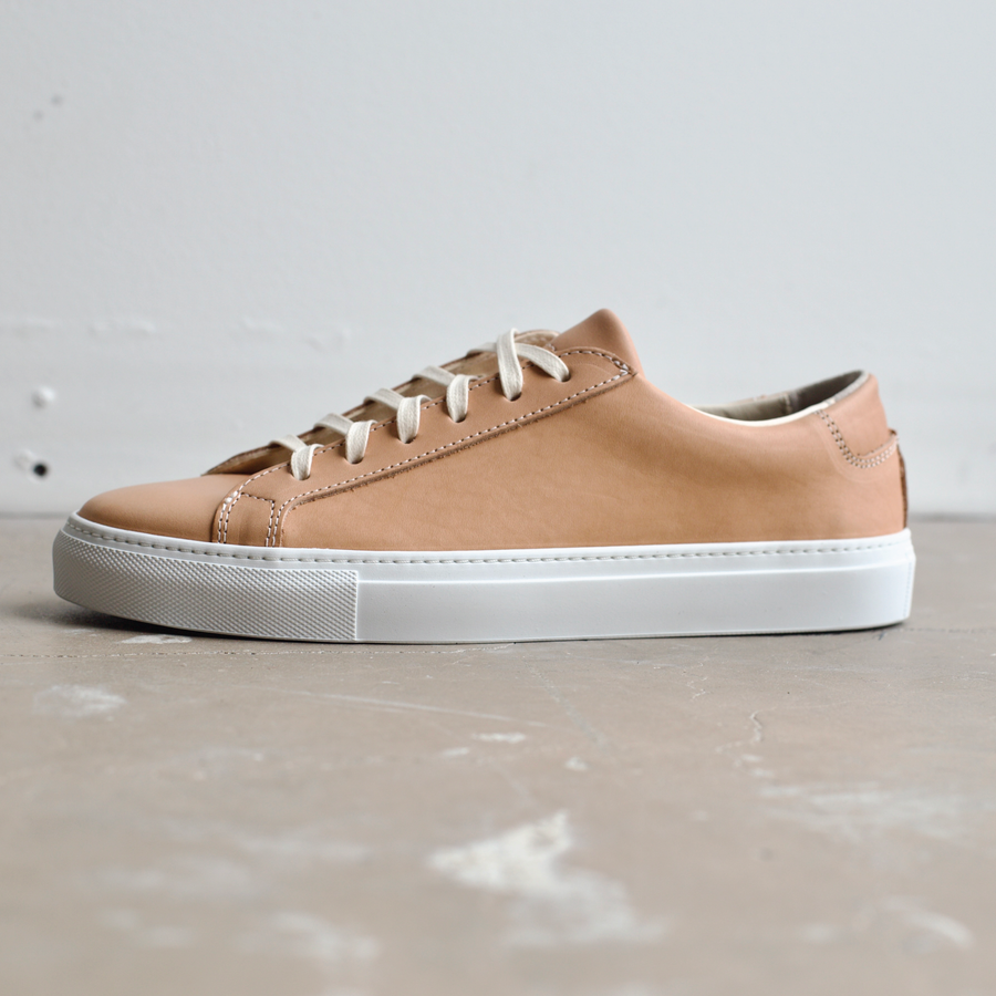 Pre-Order women's James Court Sneaker | Lo | Natural Essex