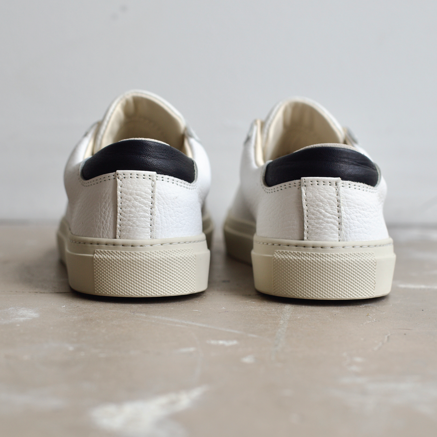 Pre-Order Men's James Court Sneaker | Lo | Ivory and Black