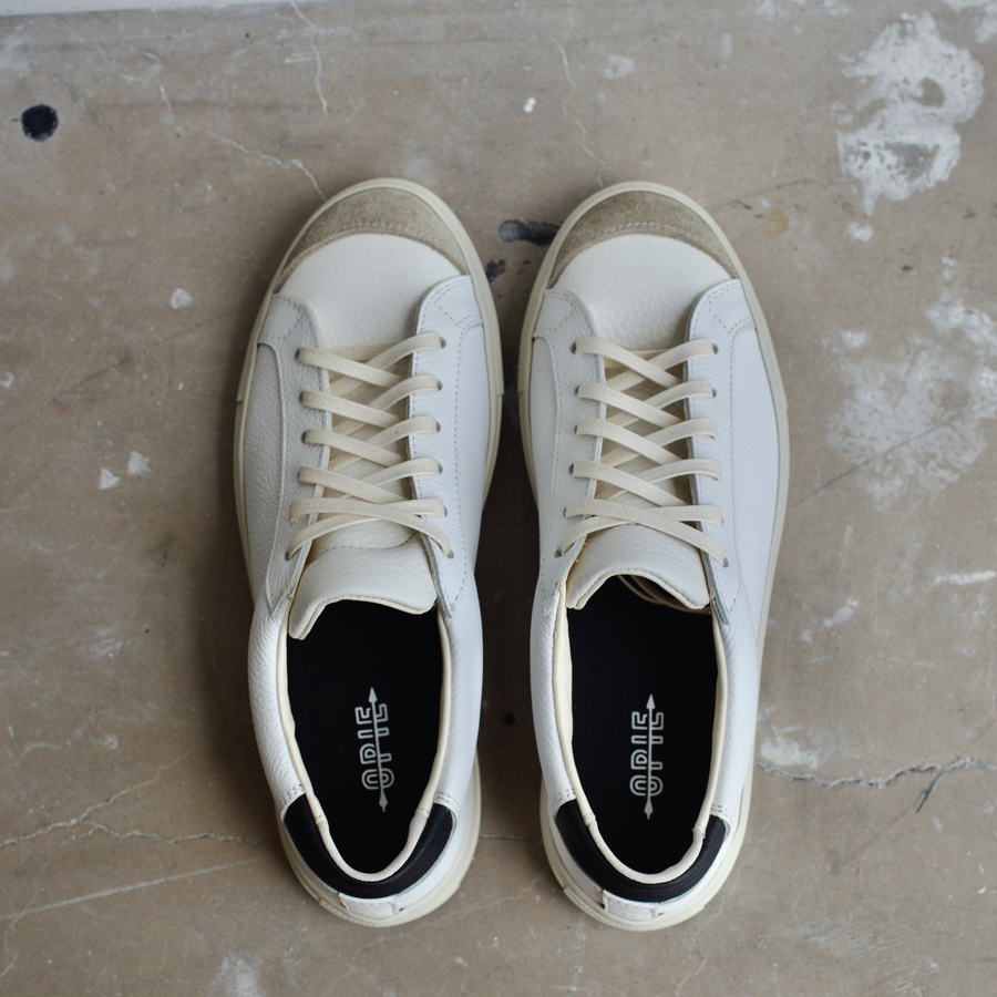 Pre-Order Men's James Court Sneaker | Lo | Ivory and Black