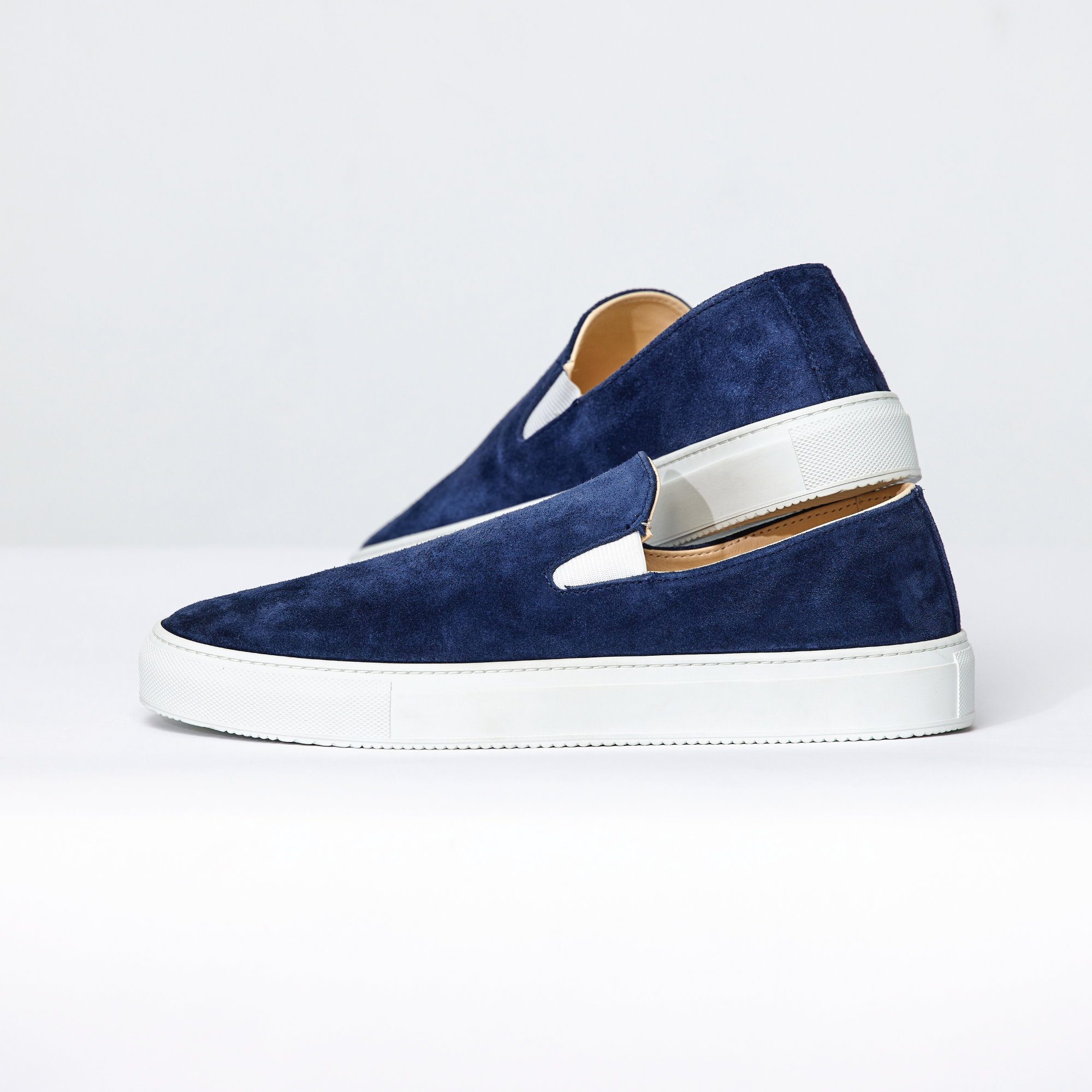 Men's Slip On Sneaker | Indigo Suede