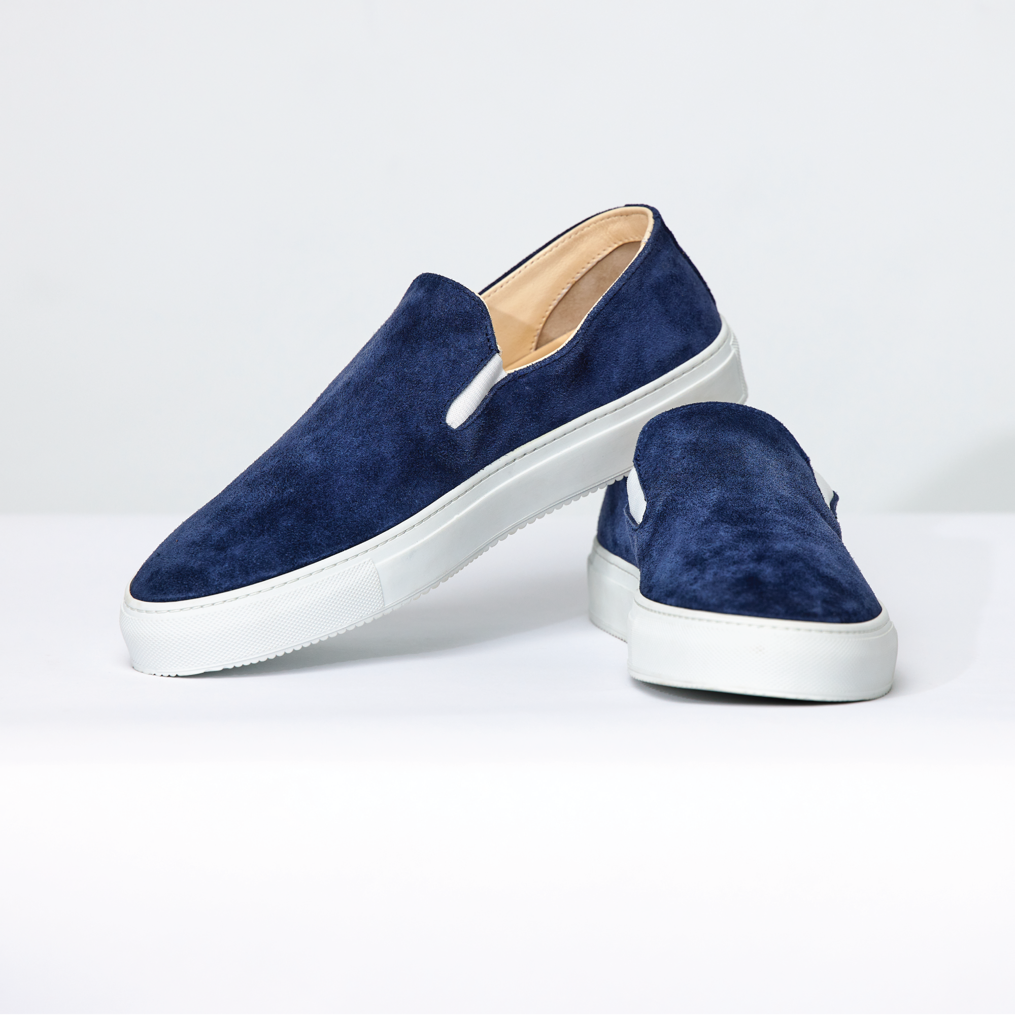 Women's Slip On Sneaker | Indigo Suede