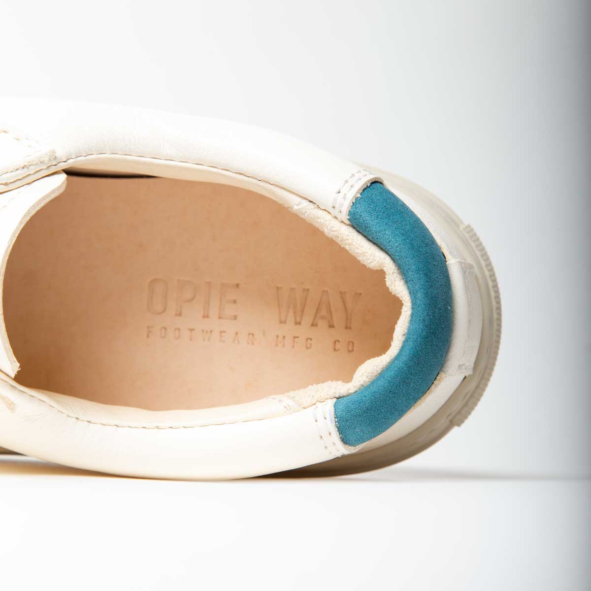Pre-order Women's James Court Sneaker | Lo | Ivory and Teal