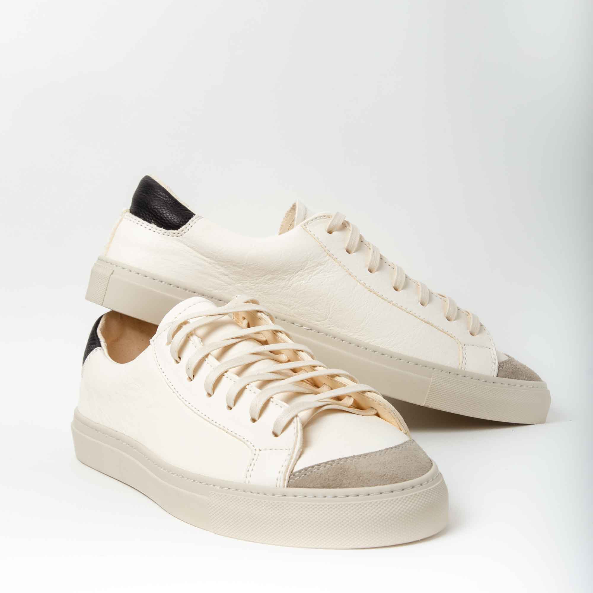 Men's James Court | Lo | Ivory and Black