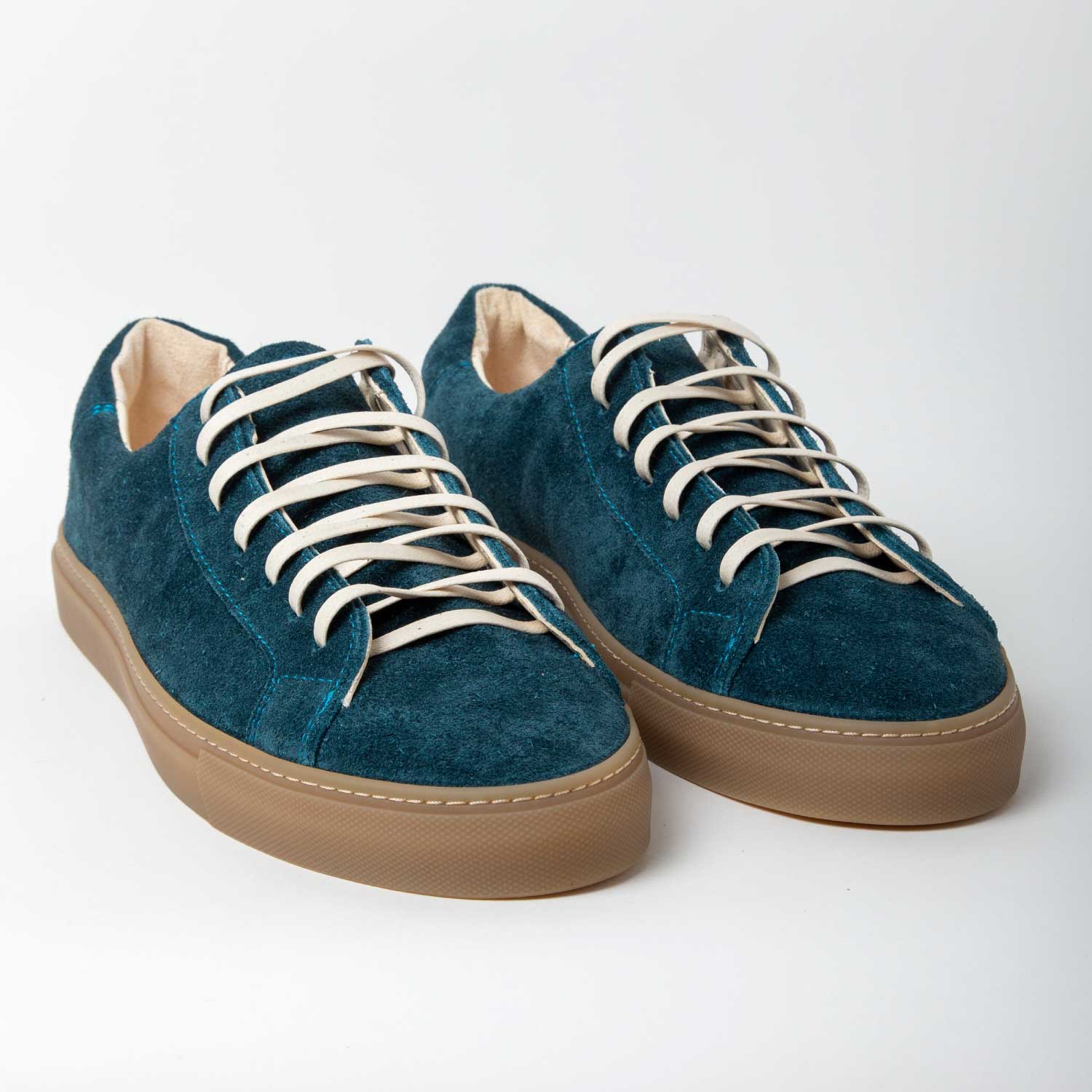 Men's James Court Sneaker | Lo | Blue & Gum